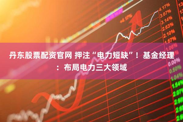 丹东股票配资官网 押注“电力短缺”！基金经理：布局电力三大领域