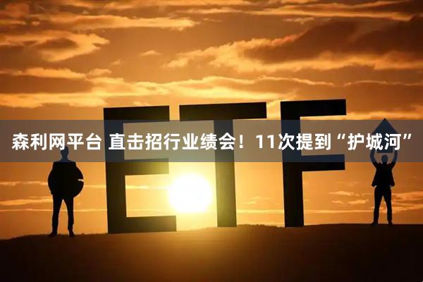 森利网平台 直击招行业绩会！11次提到“护城河”